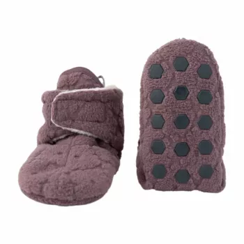 Lodger Slipper Folklore flisasti copati za dojenčke, Mauve, 12-18 mesecev