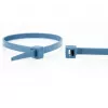 WKK 15084671 kovinska vezica, zaznavna s kovinskim detektorjem, 150 x 3,6 mm, modra, paket 100 kosov
