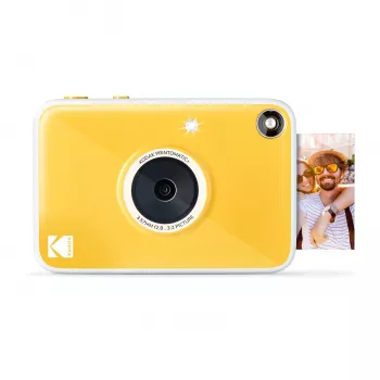 Kodak RODOMATICPYL digitalni takojšnji fotoaparat s tiskom ZINK Zero Ink, 10MP, 3,5-palčni LCD, Bluetooth, USB-C, MicroSD
