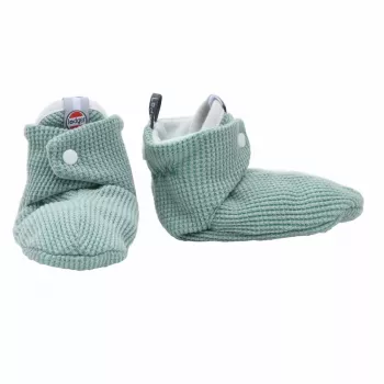 Lodger Slipper Ciumbelle bombažni copati, 3-6 mesecev, Silt Green