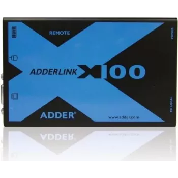 Adder AdderLink X100 VGA USB Audio KVM podaljševalnik, komplet prek CATx do 100m (X100A-USB/P-IEC)