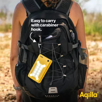 Aqiila Powerbird BS10 solarna powerbank 10000 mAh črn in oranžen
