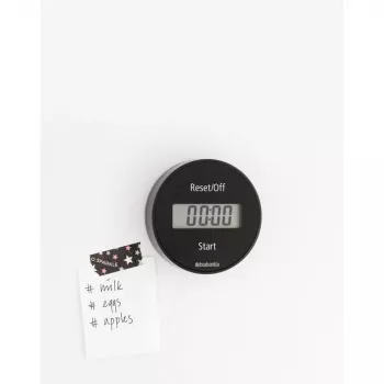 Brabantia kuhinjska ura z magnetom, temno siva