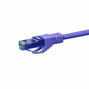 DSIT CAT6a U/UTP Ethernet patch kabel 10m vijoličen | 100 % baker DC-U6A8-100
