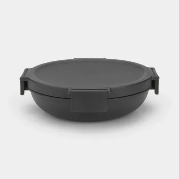 Brabantia Make & Take skleda za malico 1L, temno siva