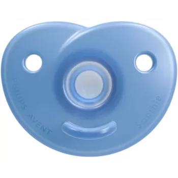 Philips Avent Soothie silikonska duda s silikonskim ščitnikom, 0-6 mesecev, 2 kosa