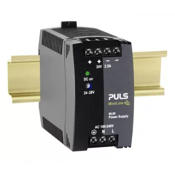 PULS MiniLine ML60.242 DIN-tirni napajalnik 24V DC 2,5A 60W