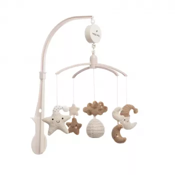 Baby's Only glasbena vrtiljava 0+ Heaven Clay / Warm Linen