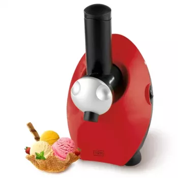 Trebs 99283-B aparat za sorbet z zamrzovalno posodo, 1,5 L, rdeč