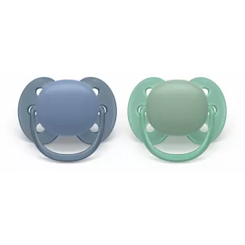 Philips Avent Ultra Soft duda 6-18 mesecev, 2 kosa, za dečke