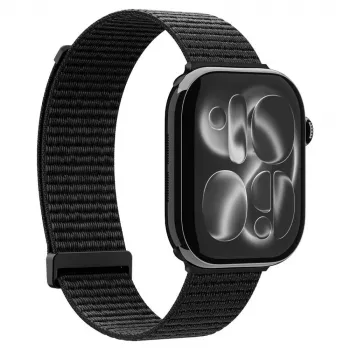 Spigen WBF01 pas za Apple Watch 8/9/10/11/SE/Ultra (44/45/46/49 mm), črn