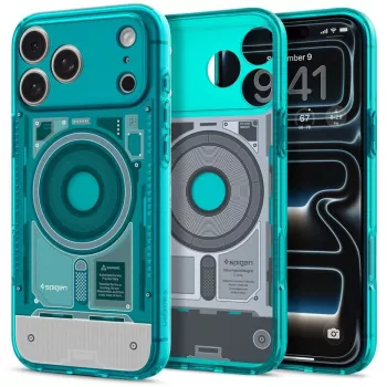 Spigen C1 Ultra Hybrid MagSafe ovitek za iPhone 17 Pro / 18 Pro – Bondi Blue