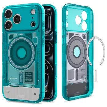 Spigen C1 Ultra Hybrid MagSafe ovitek za iPhone 17 Pro / 18 Pro – Bondi Blue