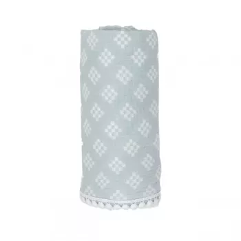 Lodger Swaddle Tribe muslin odeja za povijanje iz bombaža 120x120 cm Ice Flow