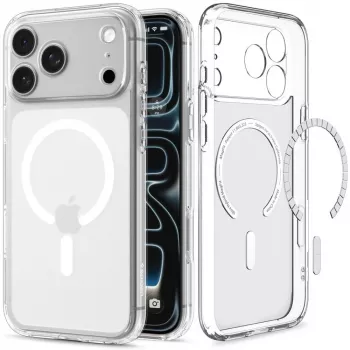 Spigen Ultra Hybrid Mag MagSafe ovitek za iPhone 18 Pro / 17 Pro, Frost White