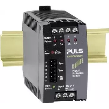 PULS DIMENSION PISA11.203206 4-kanalni elektronski zaščitni modul 24V DC, 2x3A + 2x6A, DIN-vodilo
