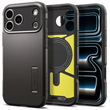 Spigen Tough Armor T MagSafe ovitek za iPhone 17 Pro / 18 Pro – Gunmetal