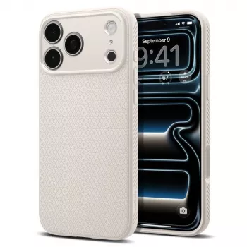 Spigen Liquid Air ovitek za iPhone 17 Pro Max / 18 Pro Max Natural Titanium