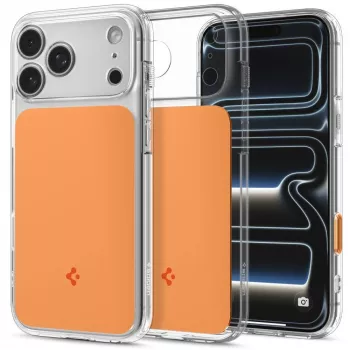 Spigen Ultra Hybrid T Mag MagSafe ovitek za iPhone 17 Pro Max / 18 Pro Max – sijoče oranžen