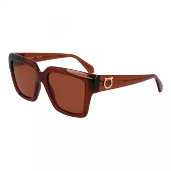 Ferragamo ženska sončna očala SF2014S-232, Havana, rjave leče z gradientom, 54mm