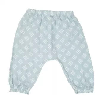 Lodger Hipster Tribe muslin hlače za dojenčke, Ice Flow, 74 cm