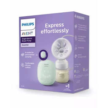 Philips Avent električna črpalka za mleko z 125ml stekleničko