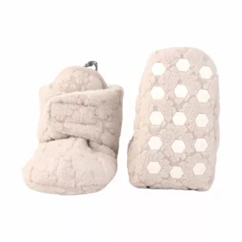 Lodger Slipper Folklore flis copati za dojenčke, Birch, 6-12 mesecev