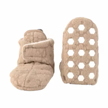 Lodger Slipper Folklore flis copati za dojenčke, bež, 12-18 mesecev