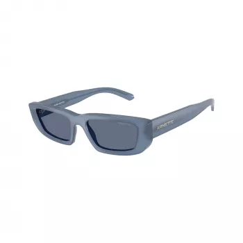 Arnette AN4357-124872 ženska kvadratna sončna očala, prozoren siv okvir, temno sive leče, 53mm