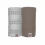 Lodger Swaddler Solid Matcha bombažna muslin povijalka, Birch/Buffalo, 110x110 cm, 2 kosa