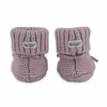 Lodger Slipper Merino Wool otroški copati, roza, 0-6 mesecev