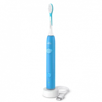 Philips Sonicare for Kids sonična električna zobna ščetka z Bluetooth povezavo HX6600/12, modra