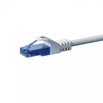DSIT CAT6a U/UTP Ethernet kabel za povezavo, 100 % baker, 1,5 m, bel DC-U6A2-015