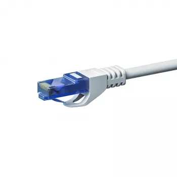 DSIT CAT6a U/UTP Ethernet kabel za povezavo, 100 % baker, 1,5 m, bel DC-U6A2-015
