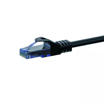 DSIT CAT6a omrežni kabel 100 % baker – U/UTP – 30 metrov – črn (DC-U6A0-300)