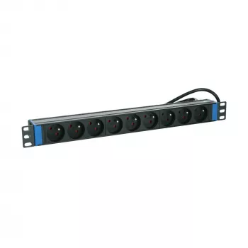 DSIT 19 inch 9-vtična PDU z ozemljitvenim zatičem (DS-9PDU-PE)