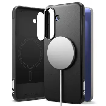 Ringke Onyx Magnetic MagSafe ovitek za Samsung Galaxy S26 FE – črn