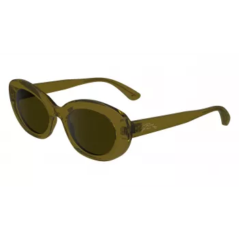 Longchamp LO756S ženska kvadratna sončna očala, okvir Havana, rjava gradientna leča, 50/21/140 mm LO756S5021200