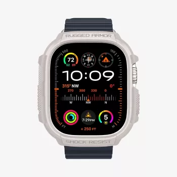 Spigen Rugged Armor ovitek za Apple Watch Ultra 1/2/3 (49mm) - Dune Beige