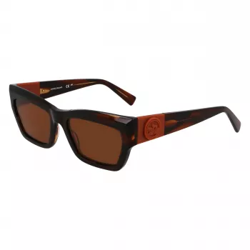 Longchamp ženska sončna očala LO763S-211, okvir Havana, steklo Brown Gradient, 53mm