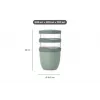 MEPAL Thermo Lunchpot Ellipse izolirana posoda za hrano Nordic Sage 700 ml 107658094700