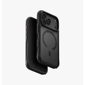 UNIQ Veren MagClick polnilni ovitek za iPhone 18 Pro / 17 Pro – črn