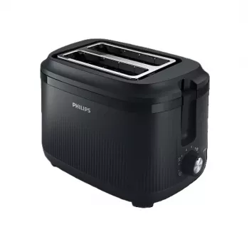 Philips Daily Collection opekač kruha HD2511/90, 830 W, 2 reži, črn