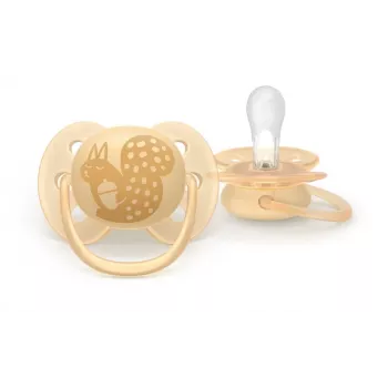 Philips Avent Ultra Soft DECO duda 6-18 mesecev, 2 kosa