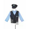 Souza! kostum policista s klobukom in dodatki, starost 4-7
