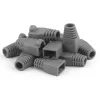 DSIT DANICOM zaščitni obroček za kabel RJ45 siv velik - 10 kosov DC-RJ45-BOOT-L-GREY-10PCE