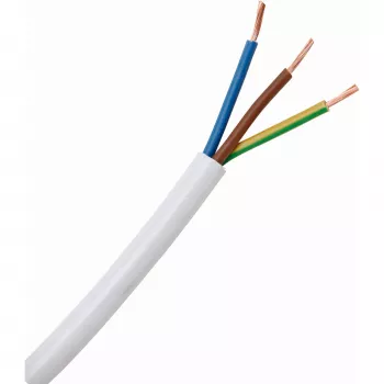 HEINRICH KOPP H05VV5-F 3G 1mm² bel PVC kabel, odporen na olje, prožen 10m 151710849