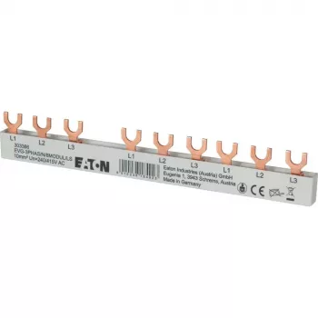 Eaton 3-fazna vtična zbiralka 10mm² 6 modulov 63A EVG3PHAS/N/6MODUL/LS 303366