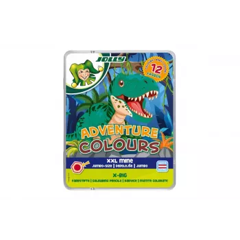JOLLY X-BIG Adventure Colours barvni svinčniki, mešane barve, 12 kosov (3099-0151)