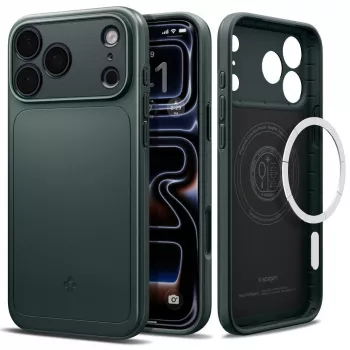 Spigen Thin Fit MagSafe ovitek za iPhone 18 Pro Max / 17 Pro Max - Abyss Green
